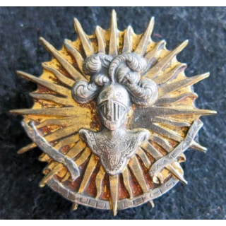 2° RC : insigne métallique du 2° régiment de cuirassiers de fabrication Drago G. 1063