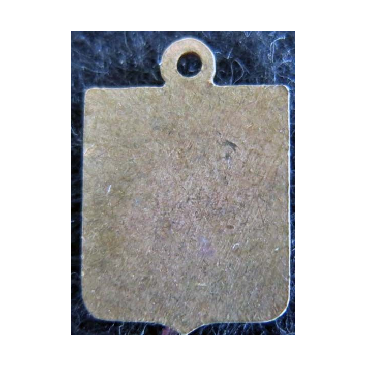 insigne blason en émail de la ville de Melun 11 x 16 mm bandeau bleu