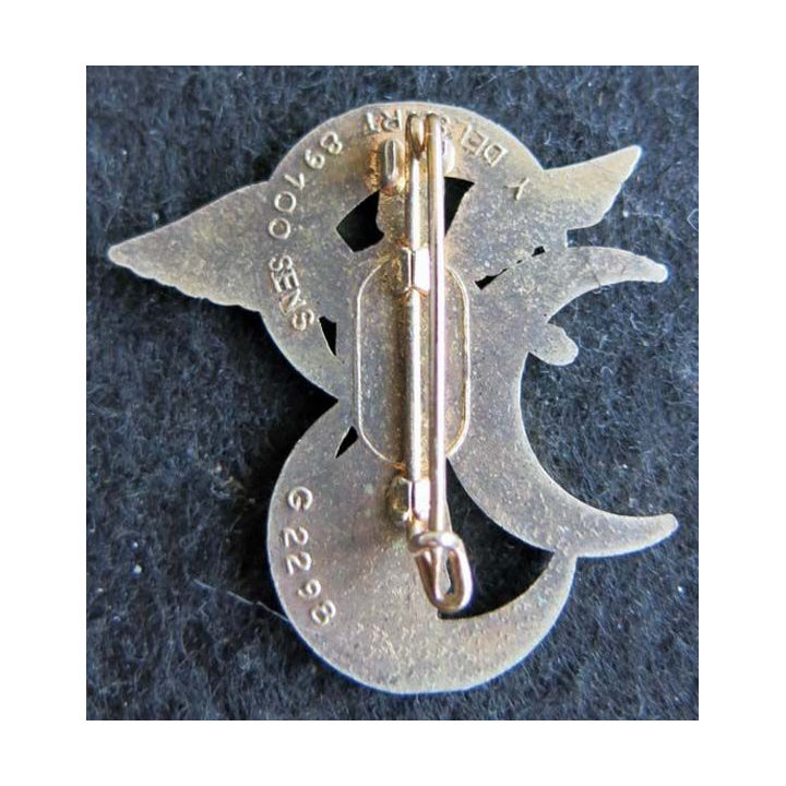 3° DB : insigne métallique de la 3° division blindée (ex 3° DIA) de fabrication Delsart G. 2298
