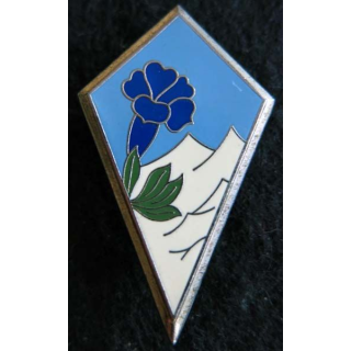 27° DA : insigne métallique de la 27° division alpine de fabrication Delsart Sens G. 2458