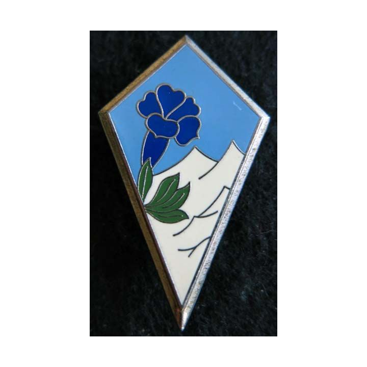 27° DA : insigne métallique de la 27° division alpine de fabrication Delsart Sens G. 2458