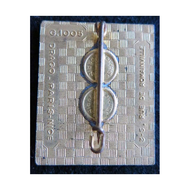 4° DIM : Insigne métallique de la 4° division d’infanterie motorisée Drago Romainville G. 1005 en émail