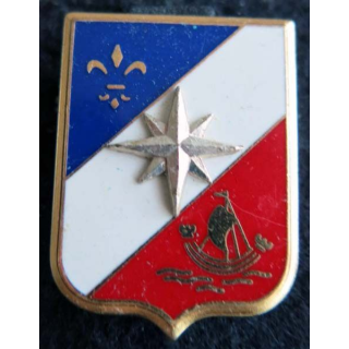 3° CA : insigne métallique du 3° corps d’armée de fabrication Fraisse Paris G. 2685