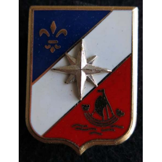 3° CA : insigne métallique du 3° corps d’armée de fabrication Fraisse Paris G. 2685