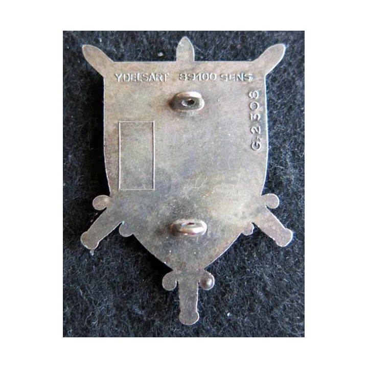 EMAT : Insigne métallique de l'état major de l’Armée de Terre de fabrication Delsart G. 2308