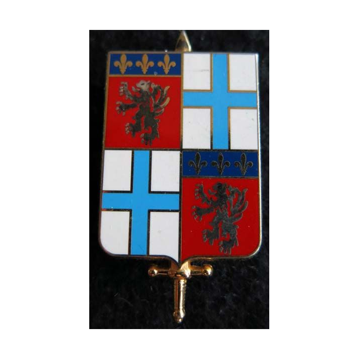 RTSE : insigne métallique de la région terre sud-est Pichard Balme G. 4654