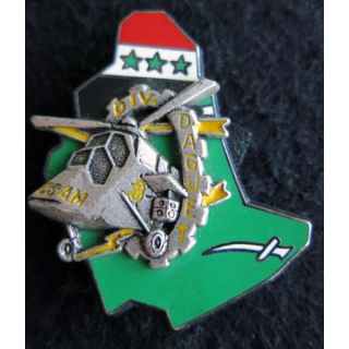 CSAM DAGUET : insigne de la compagnie de soutien aéromobile opération Daguet de fabrication Ballard G.4339