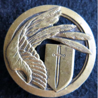 EISG : Insigne métallique de l'escadron d’instruction des services généraux de CAEN Drago A. 832