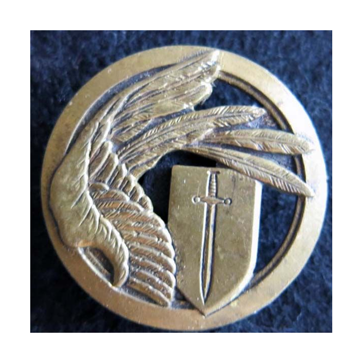 EISG : Insigne métallique de l'escadron d’instruction des services généraux de CAEN Drago A. 832