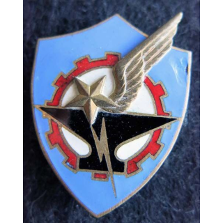 BA 278 : insigne métallique de la base aérienne 278 Ambérieux  fabrication Drago A. 789 éclat émail