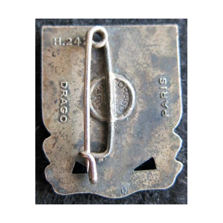 EMIC : insigne de l'école militaire d’infanterie Cherchell  Drago Paris H. 242 émail
