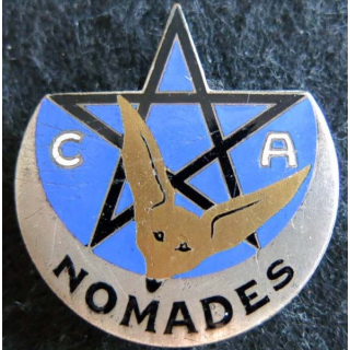 CNA :  insigne métallique des compagnies nomades d’Algérie Drago G. 1231 émail
