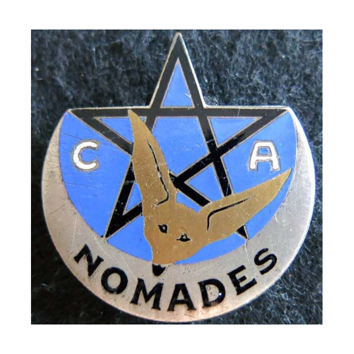 CNA :  insigne métallique des compagnies nomades d’Algérie Drago G. 1231 émail