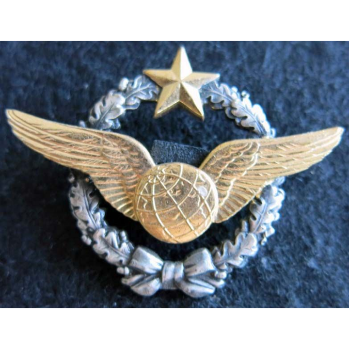 BREVET AIR : insigne métallique de brevet de navigateur de fabrication Drago Romainvillle