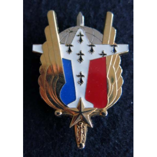 EAAT RENNES: insigne de l'escadrille avions de l'armée de terre à Rennes de fabrication Boussemart G. 4881