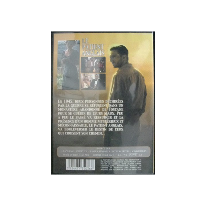DVD : LE PATIENT ANGLAIS