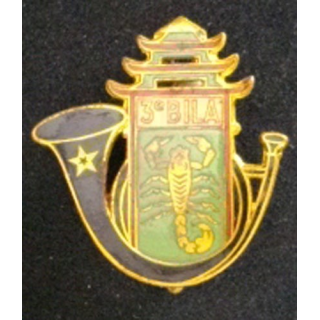 3°BILA : 3°BATAILLON D'INFANTERIE LÉGÈRE D'AFRIQUE ÉMAIL