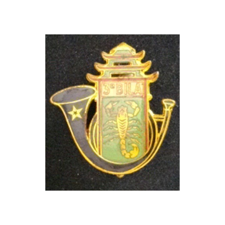 3°BILA : 3°BATAILLON D'INFANTERIE LÉGÈRE D'AFRIQUE ÉMAIL