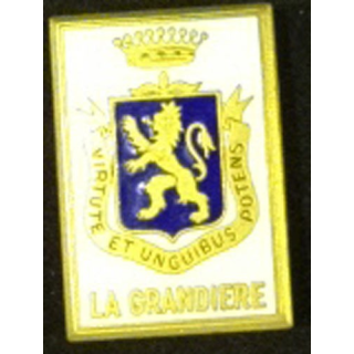 LA GRANDIERE : insigne de l'aviso colonial La Grandière 