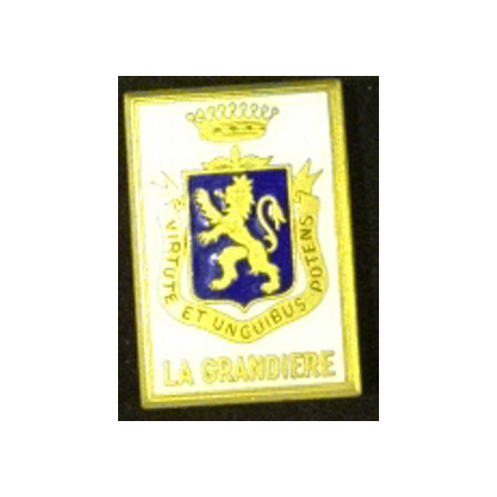 LA GRANDIERE : insigne de l'aviso colonial La Grandière 