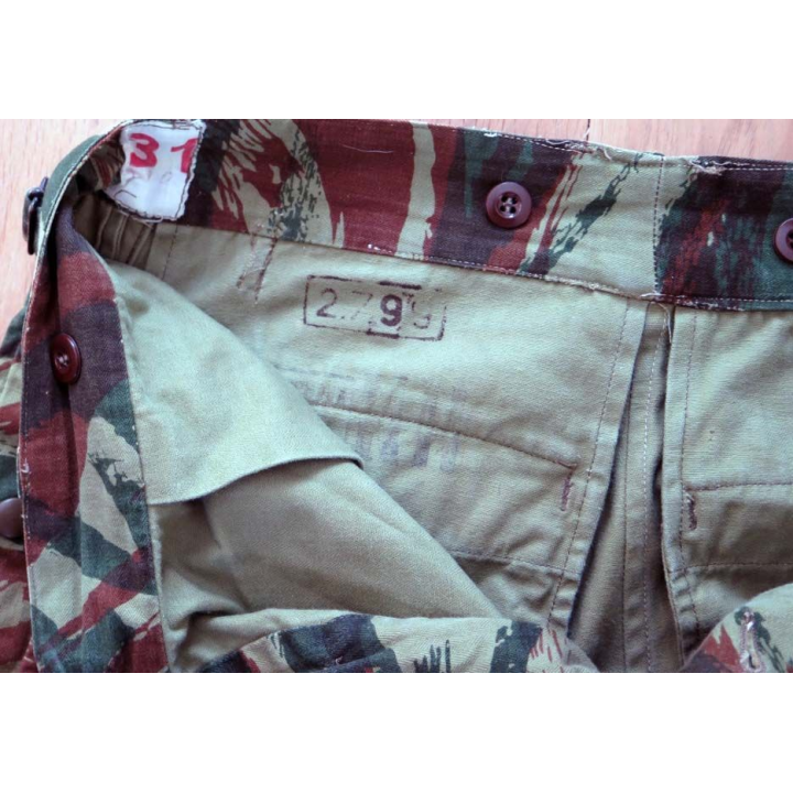 Treillis d'adjudant de la 25° division parachutiste modèle 47-56