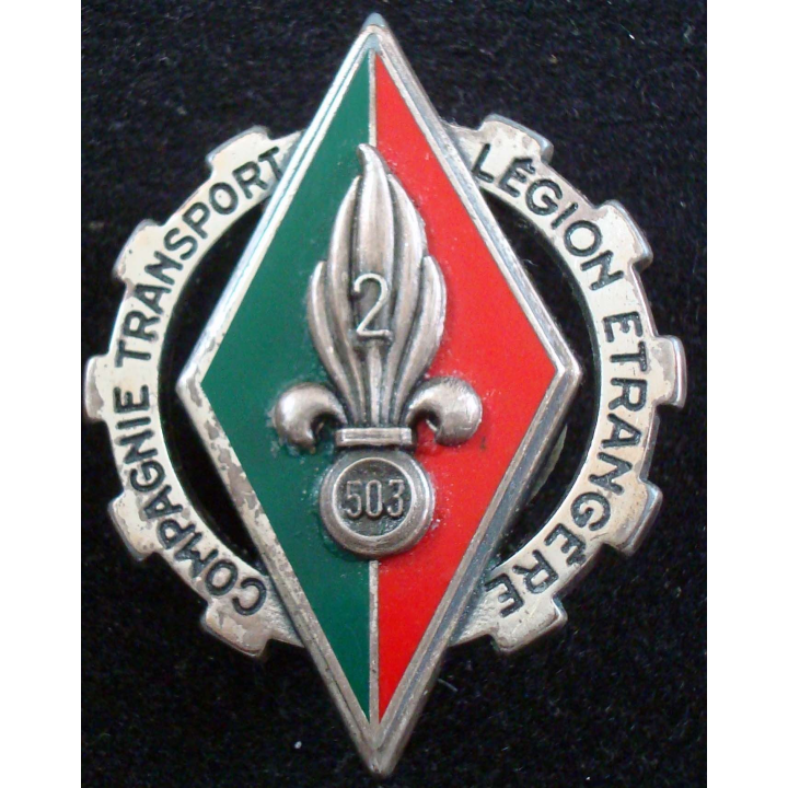 Insigne tradition 2° escadron 503° régiment train 503° RT Noisiel