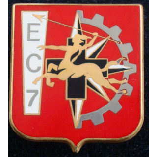 Insigne escadron de transport EC du 7° RCS JMM commandement soutien