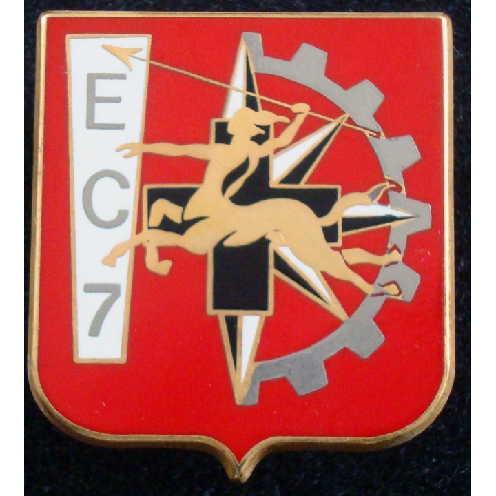 Insigne escadron de transport EC du 7° RCS JMM commandement soutien