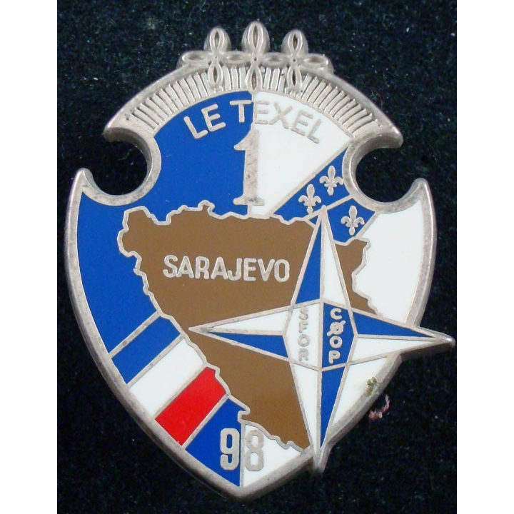 1° escadron Le Texel à Sarajevo SFOR 1998 du 2° hussards n° 192