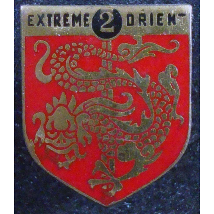 insigne de la 2° légion républicaine de marche en Extrême-Orient