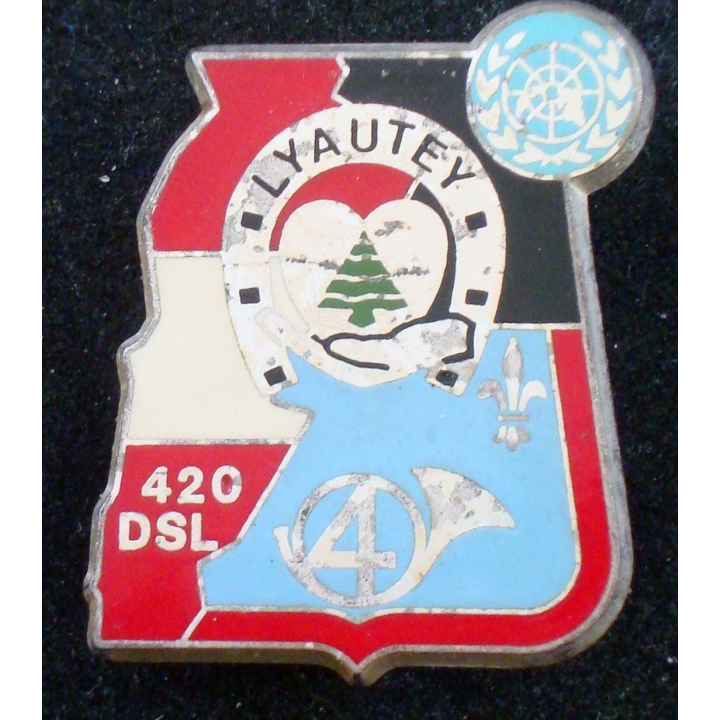 1° escadron Lyautey du 4° chasseurs 420° DSL 26° Mandat 1990 Delsart