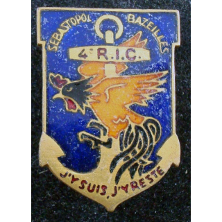 4° régiment d'infanterie coloniale de fab Arthus Bertrand poinçon