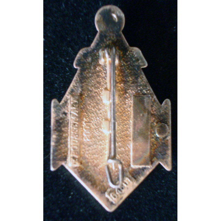 Insigne métallique du 22° BIMA Boussemart G. 4601 translucide argenté