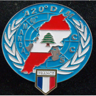 CCS du 1° et 2° régiment de chasseurs au Liban au sein de la 420° DIM