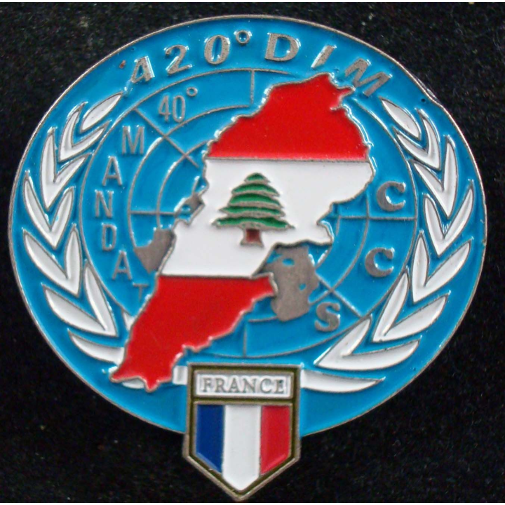 CCS du 1° et 2° régiment de chasseurs au Liban au sein de la 420° DIM