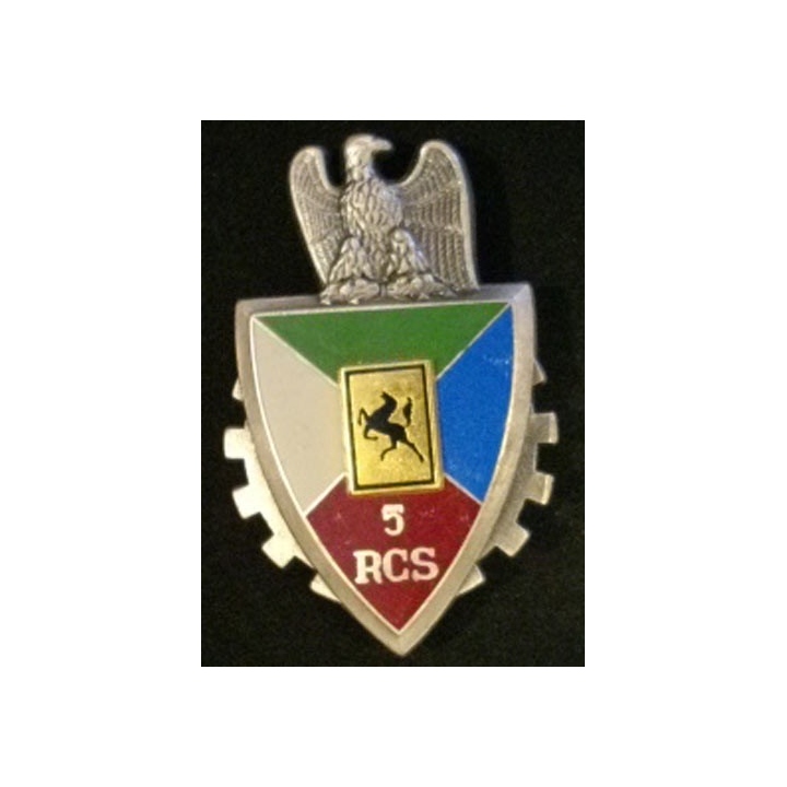 5° RCS de fabrication Delsart G. 2627 lisse centre relief bleu intense