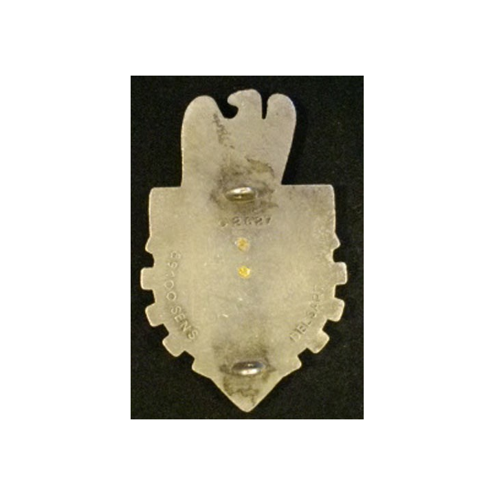 5° RCS de fabrication Delsart G. 2627 lisse centre relief bleu intense