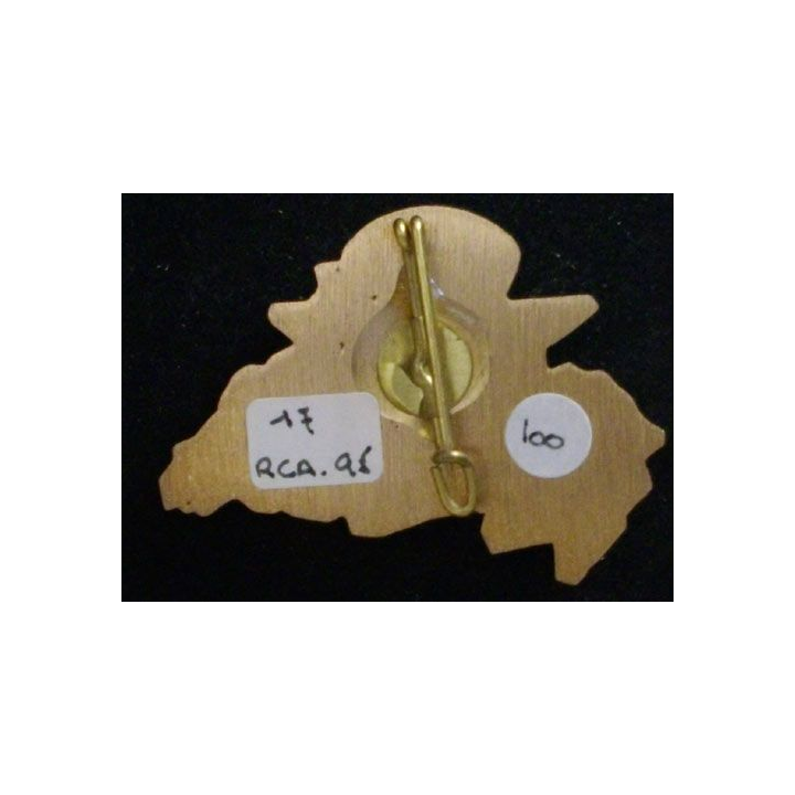 17° RGP CA RCA : CA du 17° régiment du génie parachutiste RCA 1995 en bronze massif