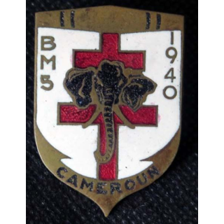 5° bataillon de marche Cameroun 1° division française libre 1° DFL