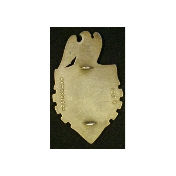 insigne métallique du 104° RCS de fabrication Fraisse G. 2752