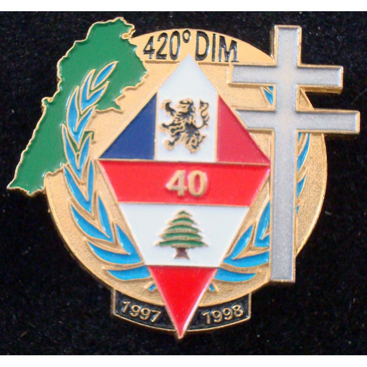 1° & 2° RCH 420° DIM au Liban pour le 40° Mandat 1997 - 1998 Hamze