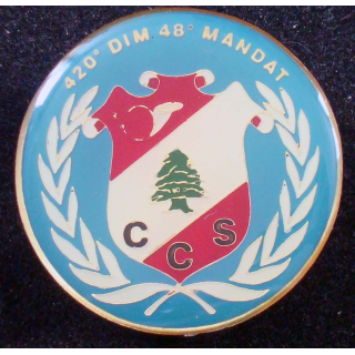ECS du 2° régiment de chasseurs au Liban CCS 420°DIM 48° Mandat