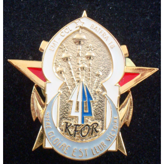 insigne de l'EMT de la CCL du 1° régiment de saphis au Kosovo BATFRA