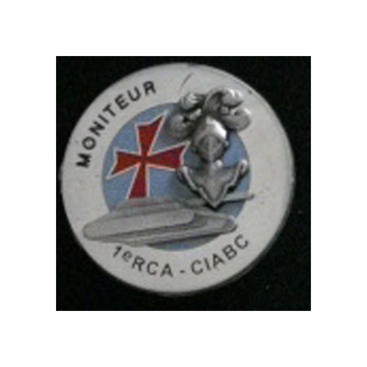1° RCA CIABC : insigne brevet de moniteur