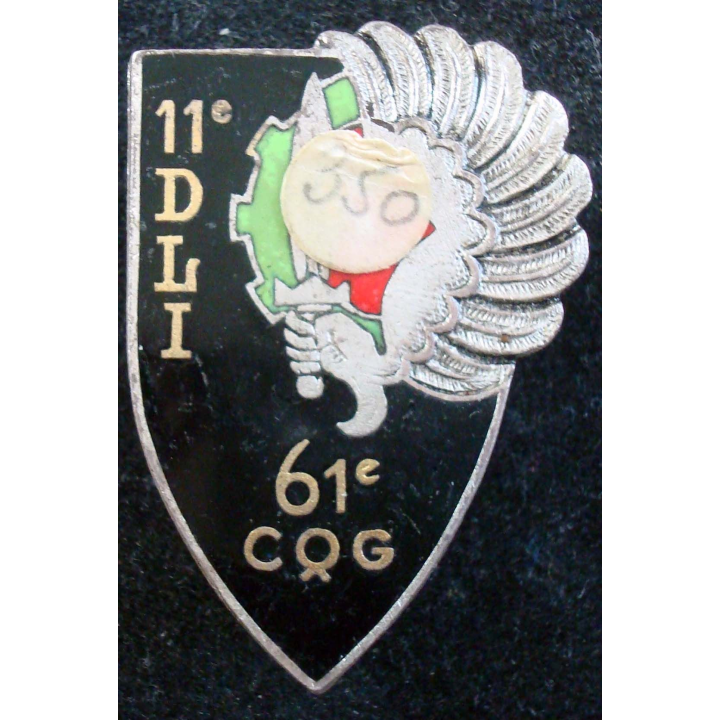 61° CQG 11° DLI 61° Cie de QG 11° Division légère infanterie G. 1827