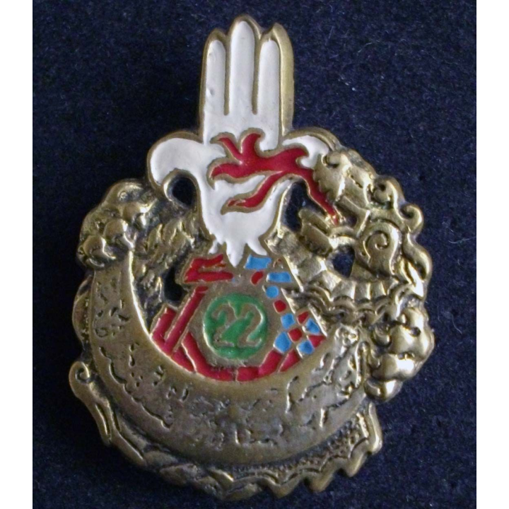 22° régiment de tirailleurs algériens locale EO surmoulage DOM