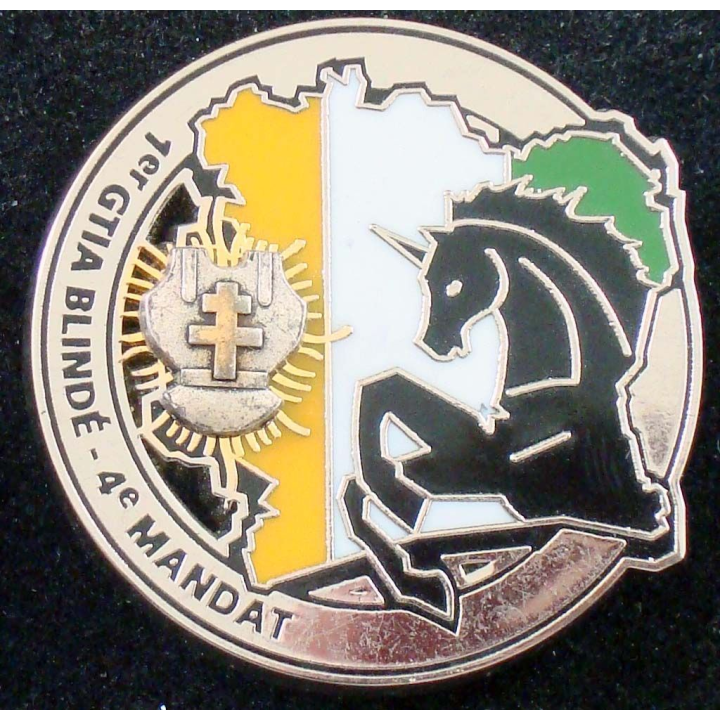 1° GTIA blindé du 6° et 12° régiment de cuirassiers 4° mandat Licorne