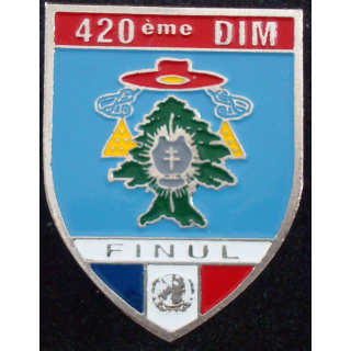 6° et 12° régiment de cuirs au Liban au sein de 420° DIM 2001 locale