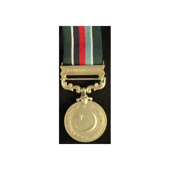 PAKISTAN : PAKISTAN :  General service medal 1948 avec agrafe KASHMIR 1948