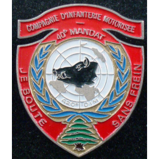 CIM du 2° escadron du 2° régiment de chasseurs au Liban 40° Mandat
